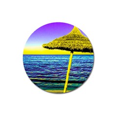 Pop Art Beach Umbrella  Magnet 3  (round) by essentialimage