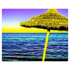 Pop Art Beach Umbrella  Double Sided Flano Blanket (medium)  by essentialimage