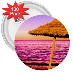 Pop Art Beach Umbrella  3  Buttons (100 Pack)  by essentialimage