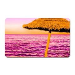 Pop Art Beach Umbrella  Magnet (Rectangular)