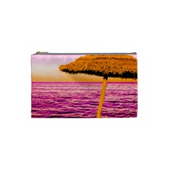 Pop Art Beach Umbrella  Cosmetic Bag (small) by essentialimage