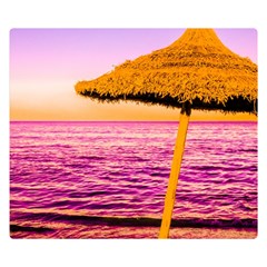 Pop Art Beach Umbrella  Double Sided Flano Blanket (small)  by essentialimage
