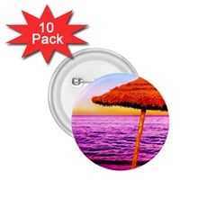 Pop Art Beach Umbrella  1 75  Buttons (10 Pack) by essentialimage