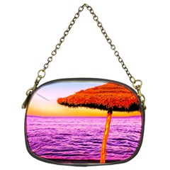 Pop Art Beach Umbrella  Chain Purse (two Sides) by essentialimage