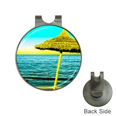 Pop Art Beach Umbrella  Hat Clips with Golf Markers