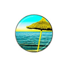 Pop Art Beach Umbrella  Hat Clip Ball Marker (10 pack)