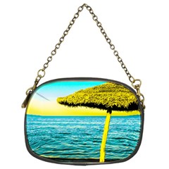 Pop Art Beach Umbrella  Chain Purse (two Sides) by essentialimage