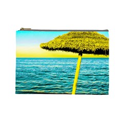 Pop Art Beach Umbrella  Cosmetic Bag (large) by essentialimage