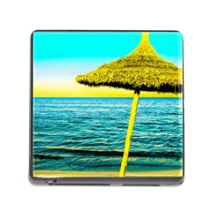 Pop Art Beach Umbrella  Memory Card Reader (Square 5 Slot)