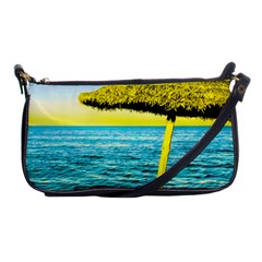 Pop Art Beach Umbrella  Shoulder Clutch Bag by essentialimage
