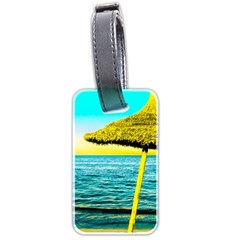 Pop Art Beach Umbrella  Luggage Tag (two sides)