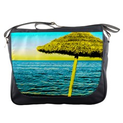 Pop Art Beach Umbrella  Messenger Bag