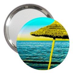 Pop Art Beach Umbrella  3  Handbag Mirrors