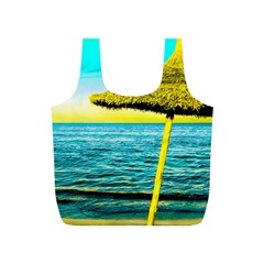 Pop Art Beach Umbrella  Full Print Recycle Bag (S)