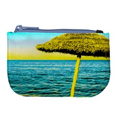 Pop Art Beach Umbrella  Large Coin Purse