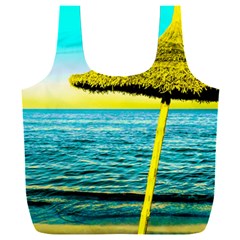 Pop Art Beach Umbrella  Full Print Recycle Bag (XXXL)