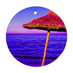 Pop Art Beach Umbrella  Ornament (round) by essentialimage