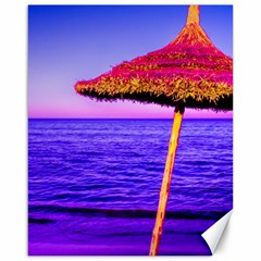 Pop Art Beach Umbrella  Canvas 16  X 20  by essentialimage