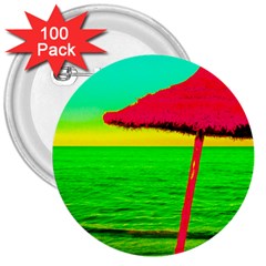 Pop Art Beach Umbrella 3  Buttons (100 Pack)  by essentialimage