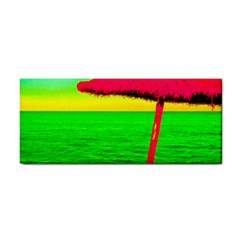 Pop Art Beach Umbrella Hand Towel by essentialimage