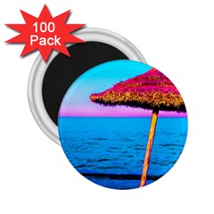 Pop Art Beach Umbrella  2 25  Magnets (100 Pack)  by essentialimage