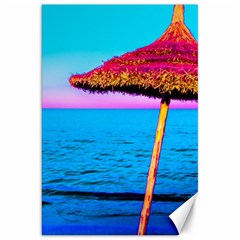 Pop Art Beach Umbrella  Canvas 20  X 30  by essentialimage