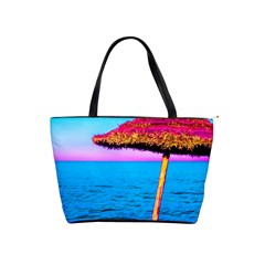 Pop Art Beach Umbrella  Classic Shoulder Handbag by essentialimage