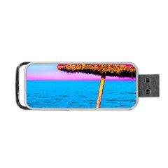 Pop Art Beach Umbrella  Portable Usb Flash (two Sides) by essentialimage