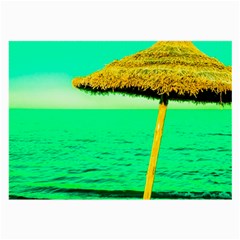 Pop Art Beach Umbrella  Large Glasses Cloth (2 Sides) by essentialimage