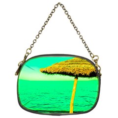 Pop Art Beach Umbrella  Chain Purse (two Sides) by essentialimage