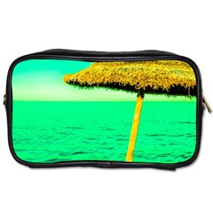 Pop Art Beach Umbrella  Toiletries Bag (two Sides) by essentialimage