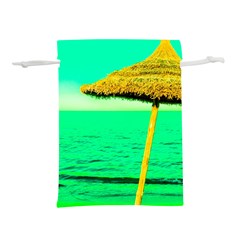 Pop Art Beach Umbrella  Lightweight Drawstring Pouch (L)