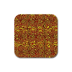 Rby 73 Rubber Square Coaster (4 Pack)  by ArtworkByPatrick