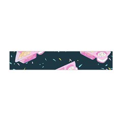 Dunkaroos Funfetti Print Dark Blue 1 Flano Scarf (mini) by elizabethjonesstyling