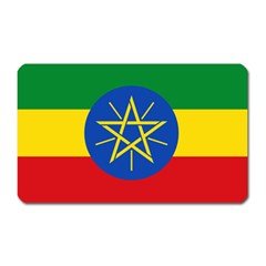 Current Flag Of Ethiopia Magnet (rectangular) by abbeyz71