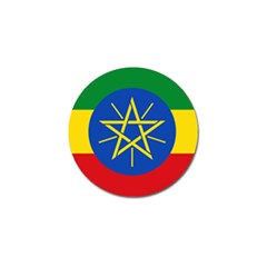 Current Flag Of Ethiopia Golf Ball Marker (10 Pack) by abbeyz71