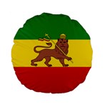 Flag of Ethiopian Empire  Standard 15  Premium Flano Round Cushions Front