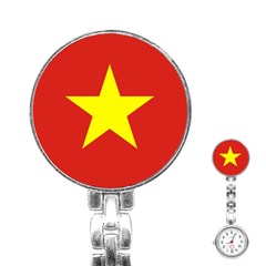 Flag Of Vietnam Stainless Steel Nurses Watch by abbeyz71