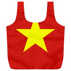 Flag Of Vietnam Full Print Recycle Bag (xl) by abbeyz71