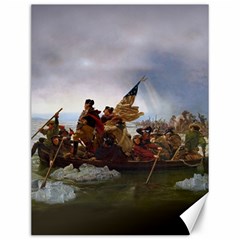 George Washington Crossing Of The Delaware River Continental Army 1776 American Revolutionary War Original Painting Canvas 12  X 16  by snek