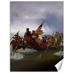 George Washington Crossing Of The Delaware River Continental Army 1776 American Revolutionary War Original Painting Canvas 36  X 48  by snek