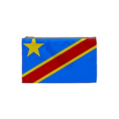 Flag Of The Democratic Republic Of The Congo Cosmetic Bag (small) by abbeyz71