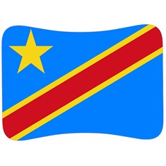 Flag Of The Democratic Republic Of The Congo Velour Seat Head Rest Cushion by abbeyz71