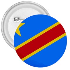 Flag Of The Democratic Republic Of The Congo 3  Buttons by abbeyz71