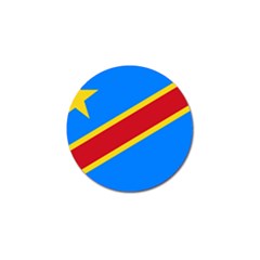 Flag Of The Democratic Republic Of The Congo Golf Ball Marker (10 Pack) by abbeyz71