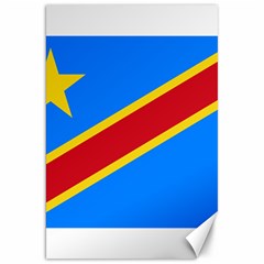 Flag Of The Democratic Republic Of The Congo Canvas 20  X 30  by abbeyz71