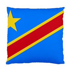 Flag Of The Democratic Republic Of The Congo Standard Cushion Case (two Sides) by abbeyz71