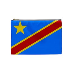 Flag Of The Democratic Republic Of The Congo Cosmetic Bag (medium) by abbeyz71