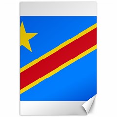 Flag Of The Democratic Republic Of The Congo, 2003-2006 Canvas 20  X 30  by abbeyz71