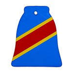 Flag of the Democratic Republic of the Congo, 2003-2006 Ornament (Bell) Front